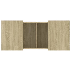 Tavolino da Salotto Rovere Sonoma 80x55x40 cm Legno Multistrato 840865