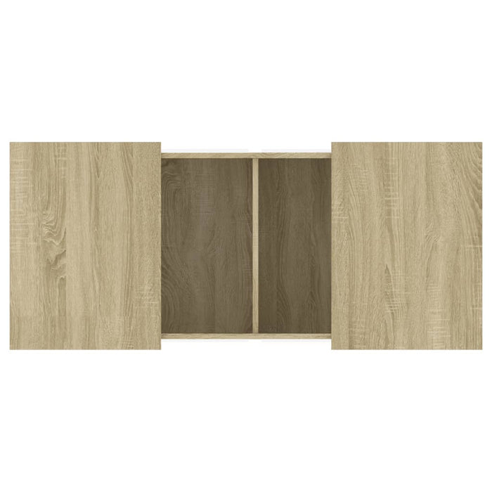Tavolino da Salotto Rovere Sonoma 80x55x40 cm Legno Multistrato 840865