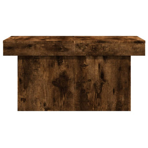 Tavolino da Salotto Rovere Fumo 80x55x40 cm Legno Multistrato 840867