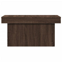 Tavolino Salotto Rovere Marrone 80x55x40 cm Legno Multistrato