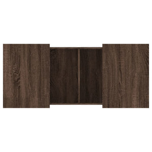 Tavolino Salotto Rovere Marrone 80x55x40 cm Legno Multistrato