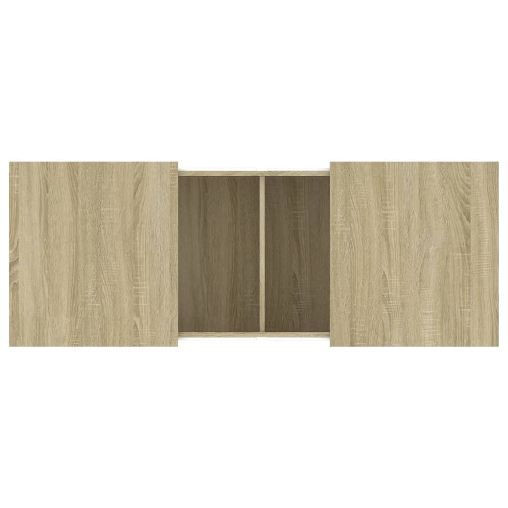 Tavolino da Salotto Rovere Sonoma 100x55x40cm Legno Multistrato