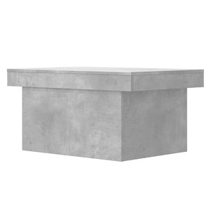 Tavolino Salotto Grigio Cemento 100x55x40 cm Legno Multistrato 840873