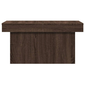 Tavolino Salotto Rovere Marrone 100x55x40 cm Legno Multistrato 840876