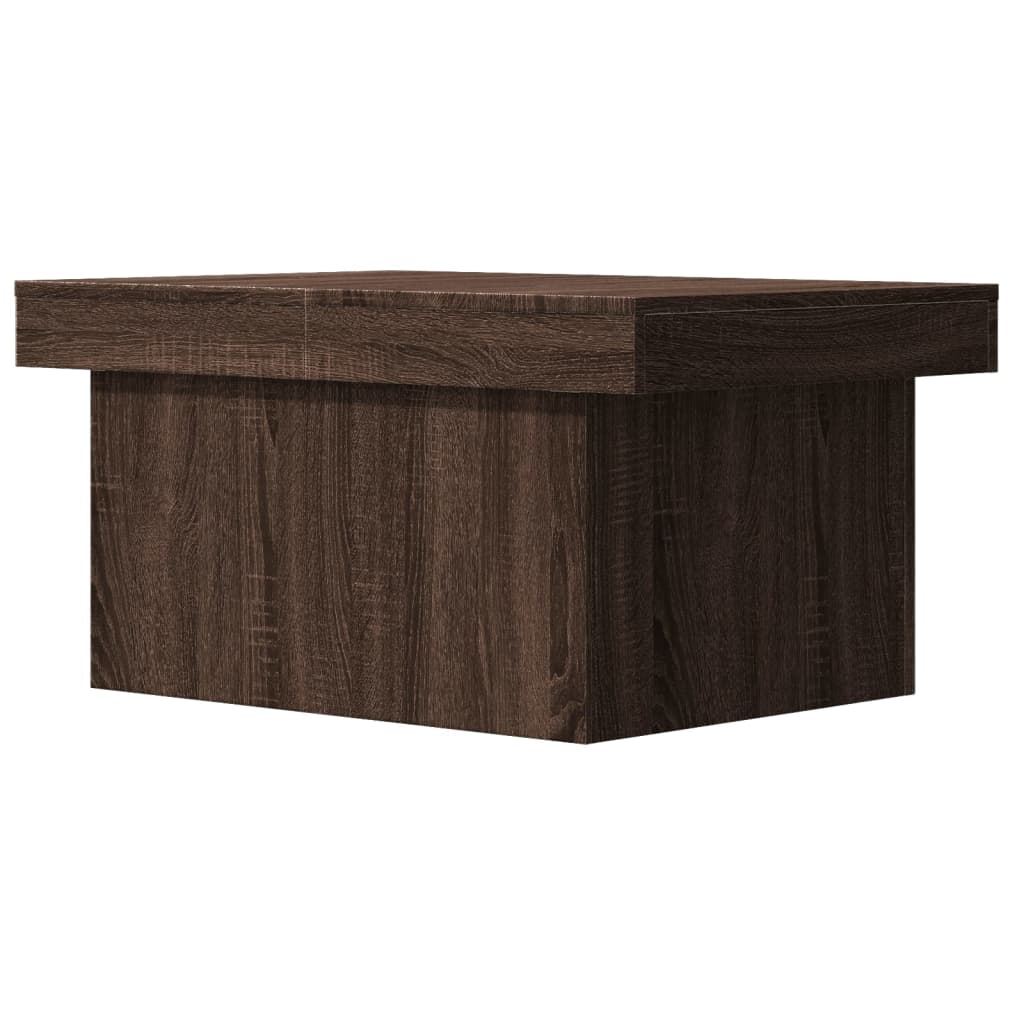 Tavolino Salotto Rovere Marrone 100x55x40 cm Legno Multistrato 840876