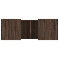 Tavolino Salotto Rovere Marrone 100x55x40 cm Legno Multistrato 840876