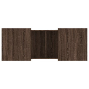 Tavolino Salotto Rovere Marrone 100x55x40 cm Legno Multistrato 840876