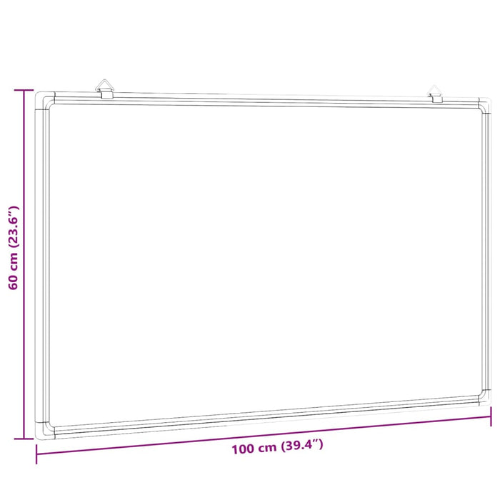 Lavagna Magnetica 100x60x1,7 cm in Alluminio 4005350