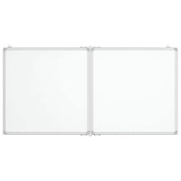 vidaXL Lavagna Magnetica Pieghevole 120x60x1,7 cm in Alluminio