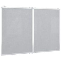 Lavagna Magnetica Pieghevole 120x80x1,7 cm in Alluminio 4005356