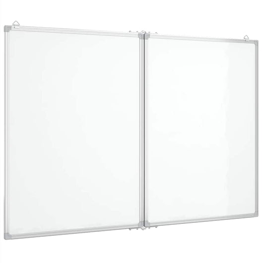vidaXL Lavagna Magnetica Pieghevole 120x100x1,7 cm in Alluminio