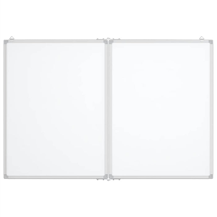 vidaXL Lavagna Magnetica Pieghevole 120x100x1,7 cm in Alluminio