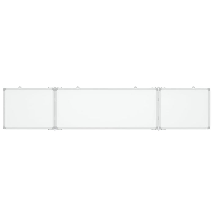 Lavagna magnetica per scuola casa ufficio pieghevole 200 x 40 x 17 cm alluminio 02_0045528