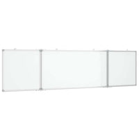 vidaXL Lavagna Magnetica Pieghevole 200x50x1,7 cm in Alluminio