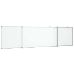 vidaXL Lavagna Magnetica Pieghevole 200x50x1,7 cm in Alluminio