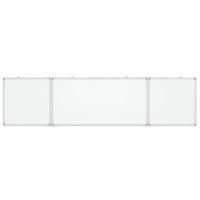 vidaXL Lavagna Magnetica Pieghevole 200x50x1,7 cm in Alluminio