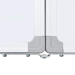 vidaXL Lavagna Magnetica Pieghevole 200x60x1,7 cm in Alluminio