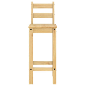 Set da Bar 3 pz in Legno Massello di Pino