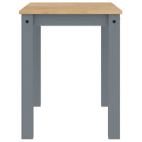 Tavolo da Pranzo Panama Grigio 117x60x75 cm Legno Massello Pino