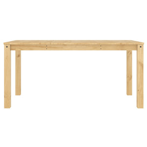 Tavolo da Pranzo Panama 160x80x75 cm in Legno Massello di Pino 4005705