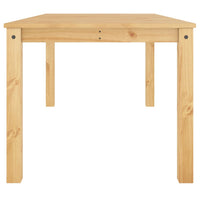 Tavolo da Pranzo Panama Grigio 180x90x75 cm Legno Massello Pino 4005708
