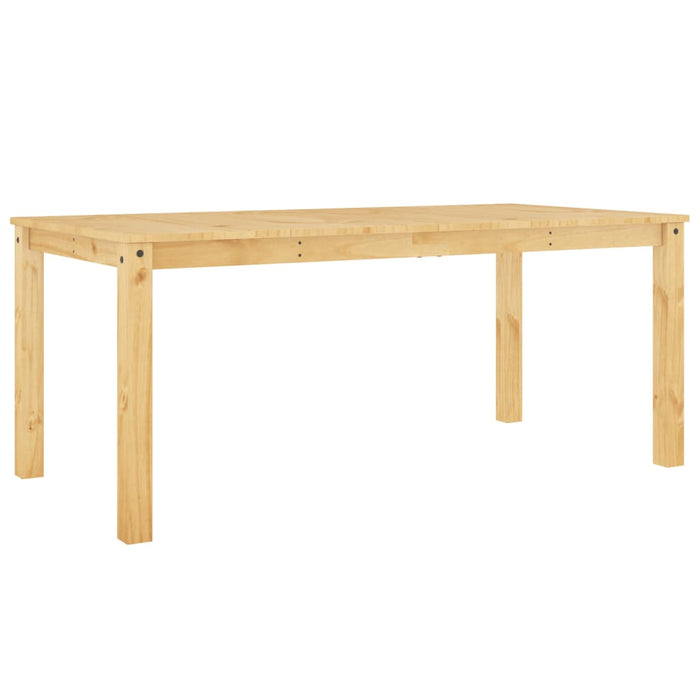 Tavolo da Pranzo Panama Grigio 180x90x75 cm Legno Massello Pino 4005708