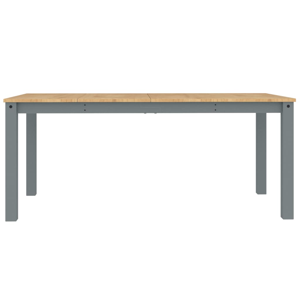 Tavolo da Pranzo Panama Grigio 180x90x75 cm Legno Massello Pino 4005709