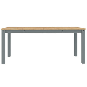 Tavolo da Pranzo Panama Grigio 180x90x75 cm Legno Massello Pino 4005709