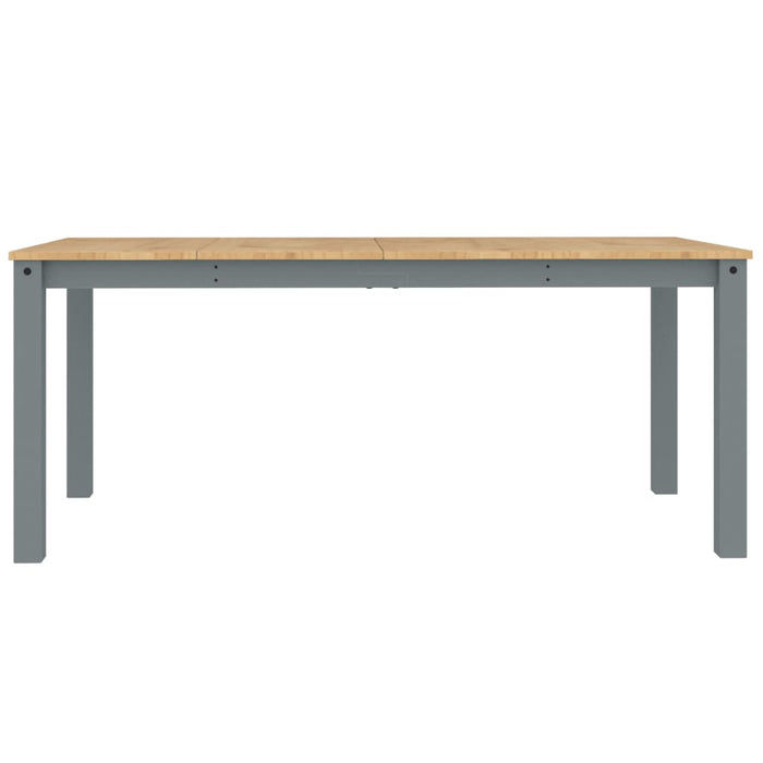 Tavolo da Pranzo Panama Grigio 180x90x75 cm Legno Massello Pino 4005709