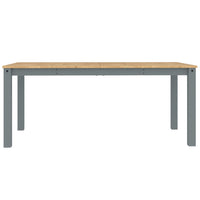 Tavolo da Pranzo Panama Grigio 180x90x75 cm Legno Massello Pino