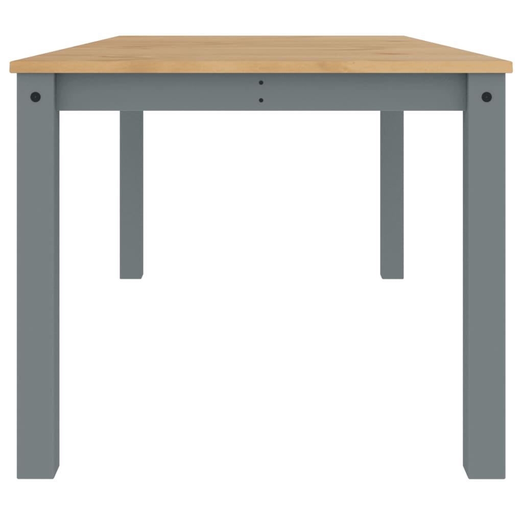 Tavolo da Pranzo Panama Grigio 180x90x75 cm Legno Massello Pino 4005709