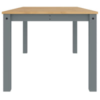 Tavolo da Pranzo Panama Grigio 180x90x75 cm Legno Massello Pino 4005709