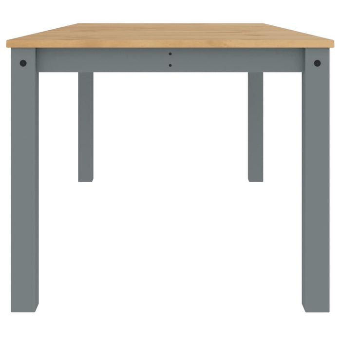 Tavolo da Pranzo Panama Grigio 180x90x75 cm Legno Massello Pino 4005709