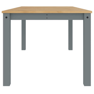Tavolo da Pranzo Panama Grigio 180x90x75 cm Legno Massello Pino