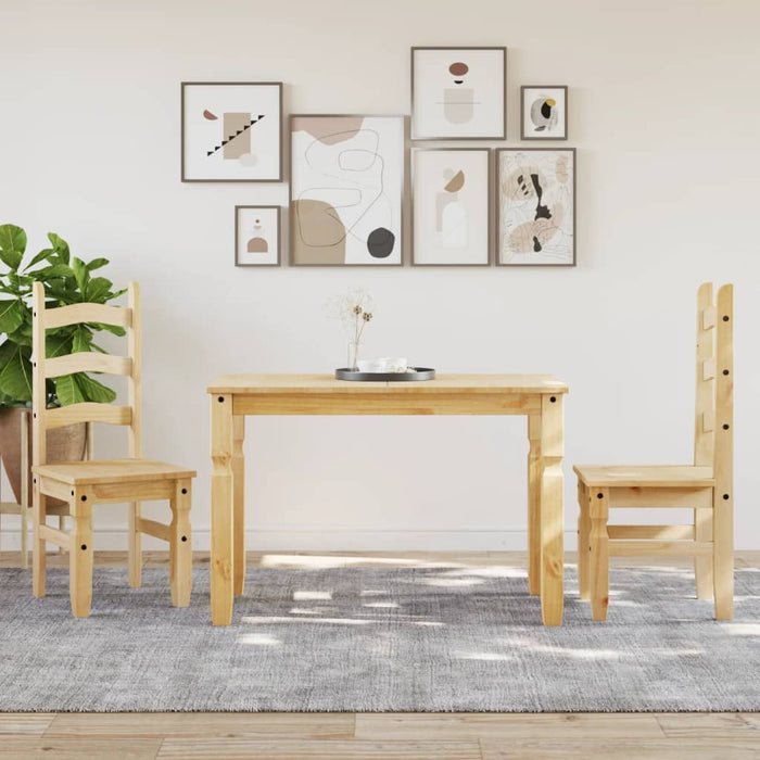 Tavolo da Pranzo Corona 112x60x75 cm in Legno Massello di Pino 4005714