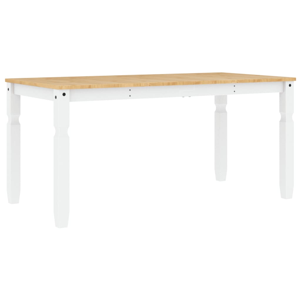 Tavolo da Pranzo Corona 160x80x75 cm in Legno Massello di Pino 4005719