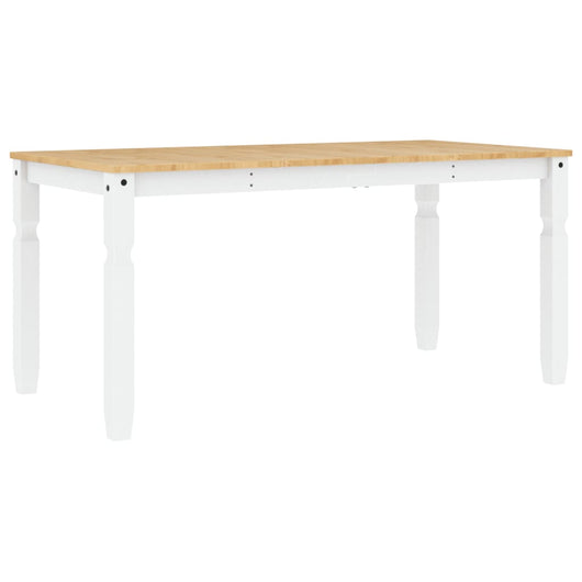 Tavolo da Pranzo Corona 160x80x75 cm in Legno Massello di Pino 4005719