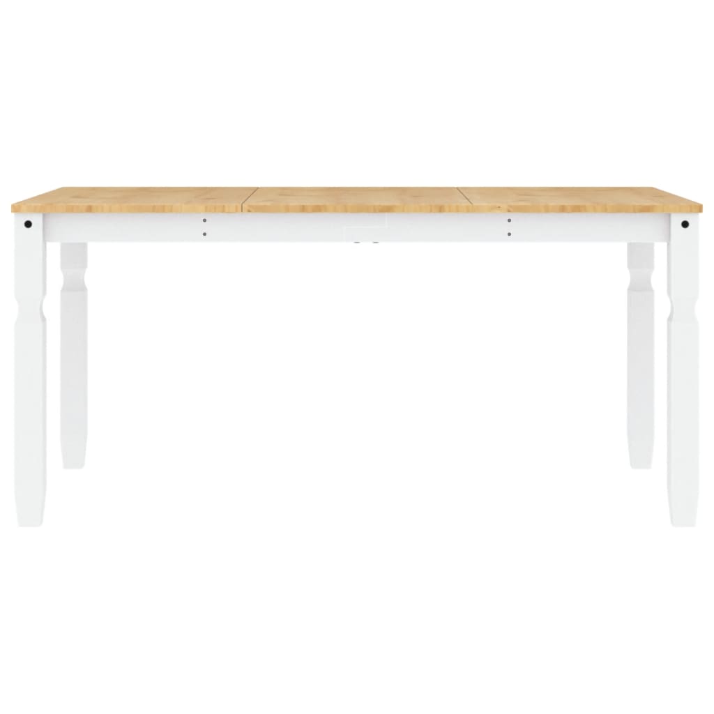 Tavolo da Pranzo Corona 160x80x75 cm in Legno Massello di Pino 4005719
