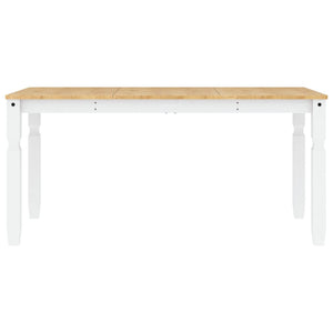 Tavolo da Pranzo Corona 160x80x75 cm in Legno Massello di Pino 4005719