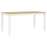 Tavolo da Pranzo Corona 160x80x75 cm in Legno Massello di Pino 4005719