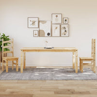 Tavolo da Pranzo Corona 180x90x75 cm in Legno Massello di Pino
