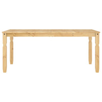 Tavolo da Pranzo Corona 180x90x75 cm in Legno Massello di Pino 4005720