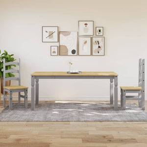 Tavolo da Pranzo Corona 180x90x75 cm in Legno Massello di Pino 4005721