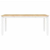 Tavolo da Pranzo Corona 180x90x75 cm in Legno Massello di Pino