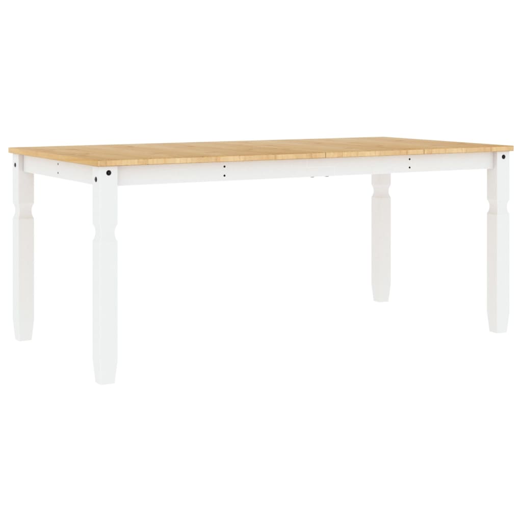 Tavolo da Pranzo Corona 180x90x75 cm in Legno Massello di Pino 4005722