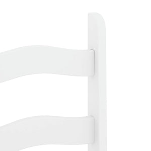 Sedie da Pranzo 2 pz Corona Bianche 42x47x107cm Legno Massello di Pino 4005725