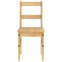 Sedie da Pranzo 2 pz Panama 40x46x90 cm in Legno Massello di Pino