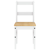 Sedie da Pranzo 2 pz Panama 105x30x45 cm Legno Massello Pino 4005731