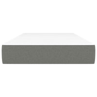 Materasso Molle Insacchettate Grigio Scuro 120x190x20 Tessuto 4007142
