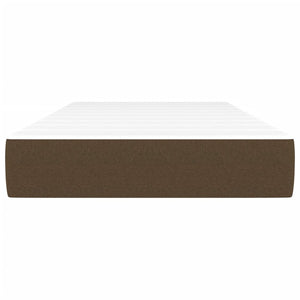 Materasso Molle Insacchettate Marrone Scuro 120x190x20 Tessuto